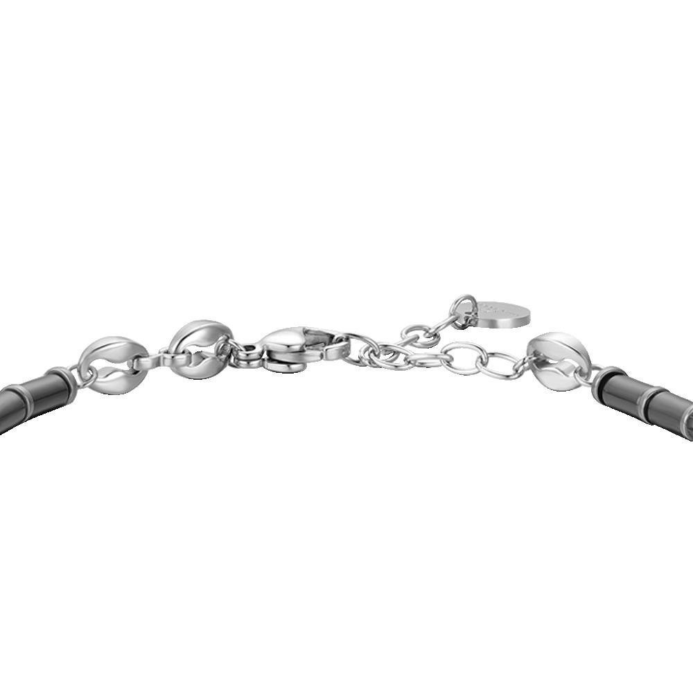 Luca Barra - Bracciale Uomo - Acciaio - Ematite