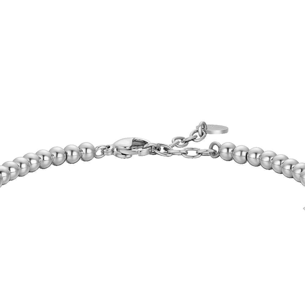 Luca Barra - Bracciale Uomo - Acciaio - Ematite Blu