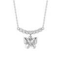 Luca Barra - Collana Donna - Acciaio - Farfalla