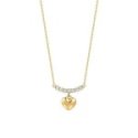 Luca Barra - Collana Donna - Acciaio Ip Gold - Cuore