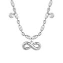 Luca Barra - Collana Infinito - Acciaio - Zirconi