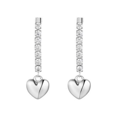 Luca Barra - Orecchini Donna - Acciaio - Zirconi