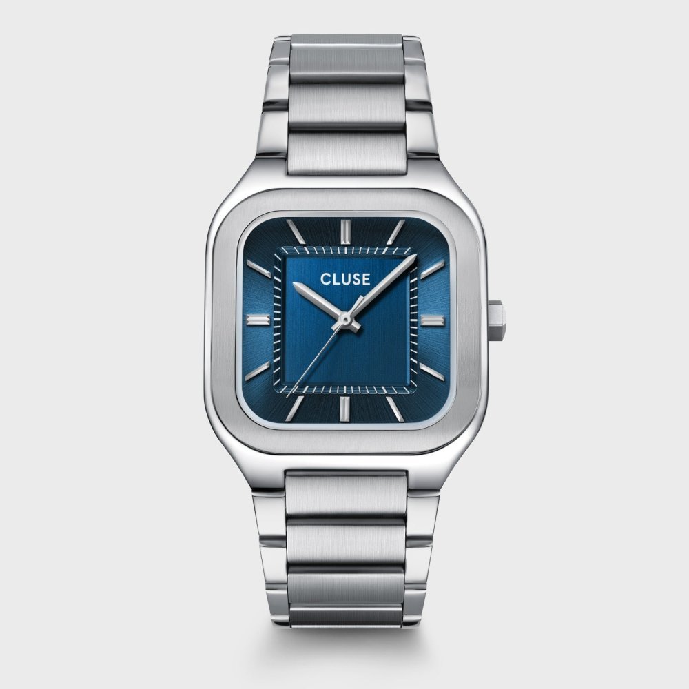 Cluse - Quadrus Watch - Acciaio - Blu