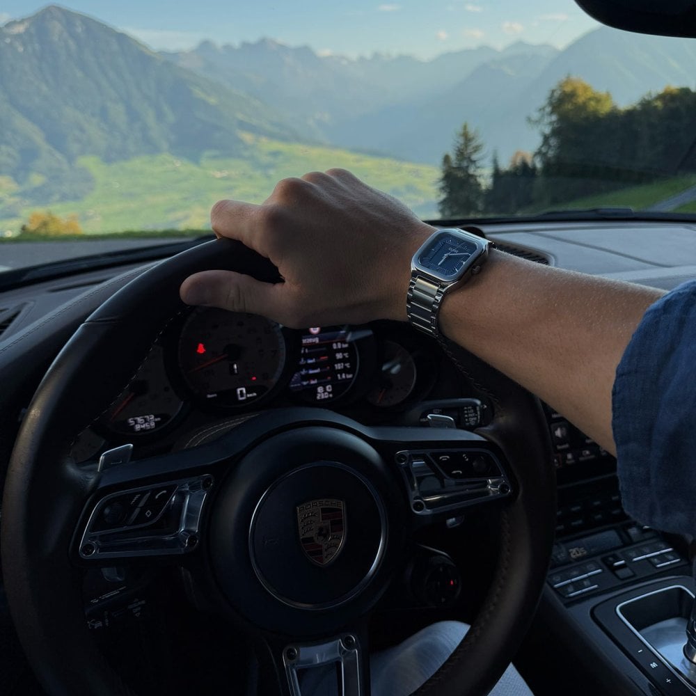 Cluse - Quadrus Watch - Acciaio - Blu