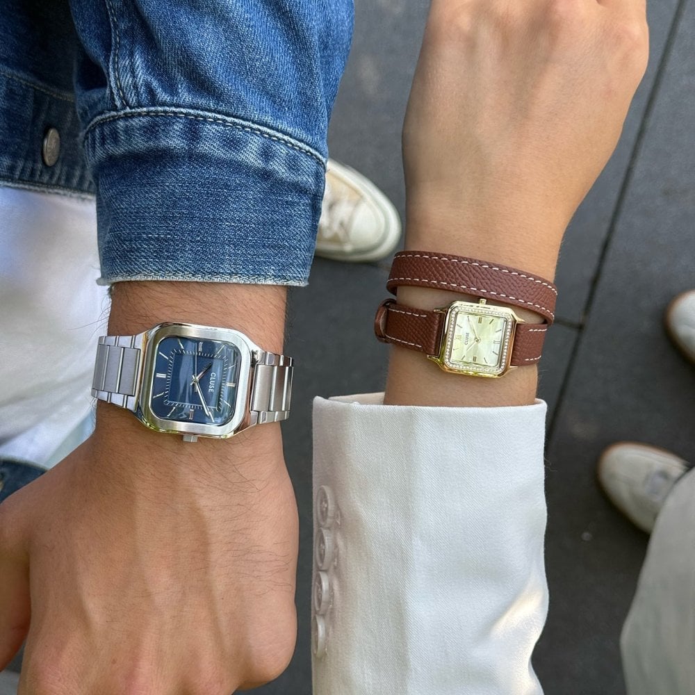 Cluse - Quadrus Watch - Acciaio - Blu