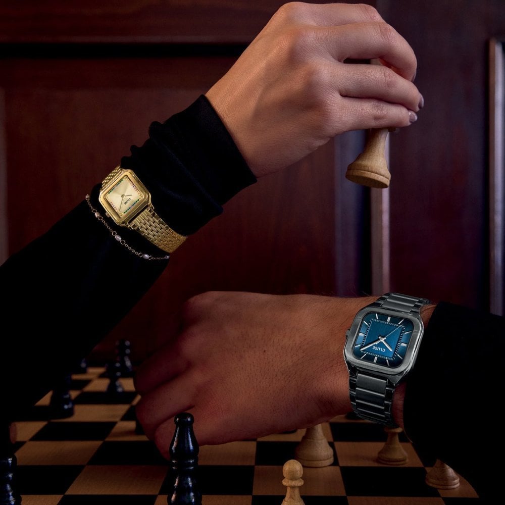 Cluse - Quadrus Watch - Acciaio - Blu