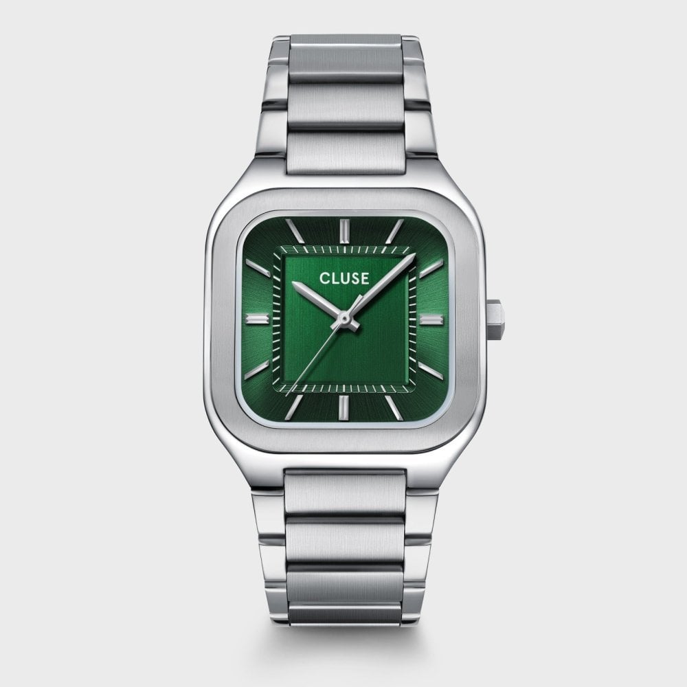 Cluse - Quadrus Watch - Verde - Argento