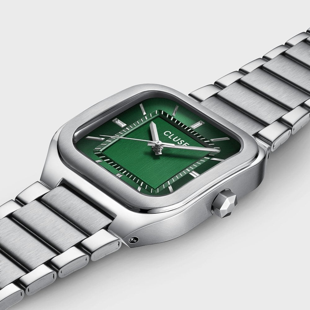 Cluse - Quadrus Watch - Verde - Argento