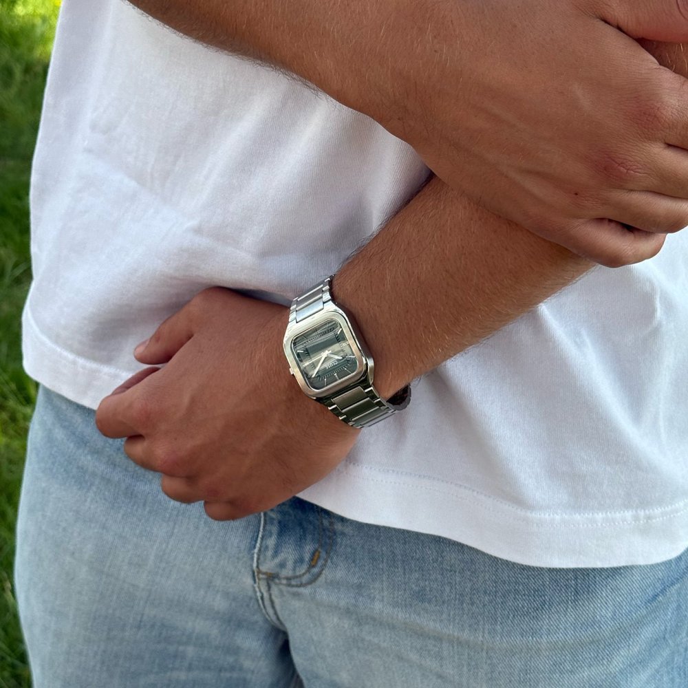 Cluse - Quadrus Watch - Verde - Argento