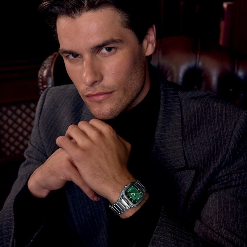 Cluse - Quadrus Watch - Verde - Argento