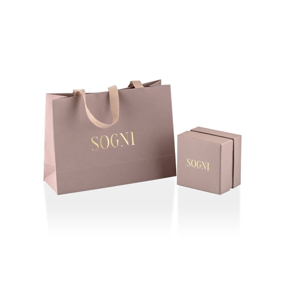 Sogni - Orecchini Bullone - Argento - Zirconi