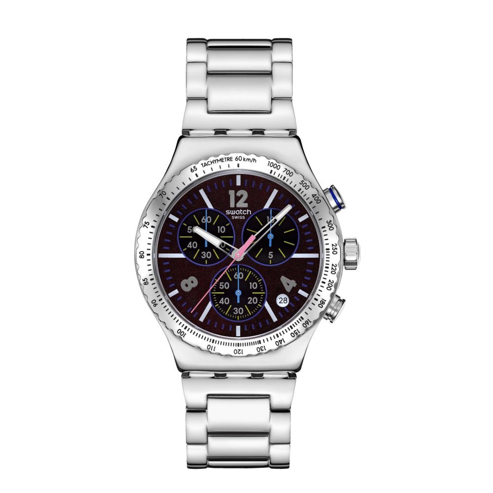 Swatch - Purple Glow - Cronografo - Acciaio Inox