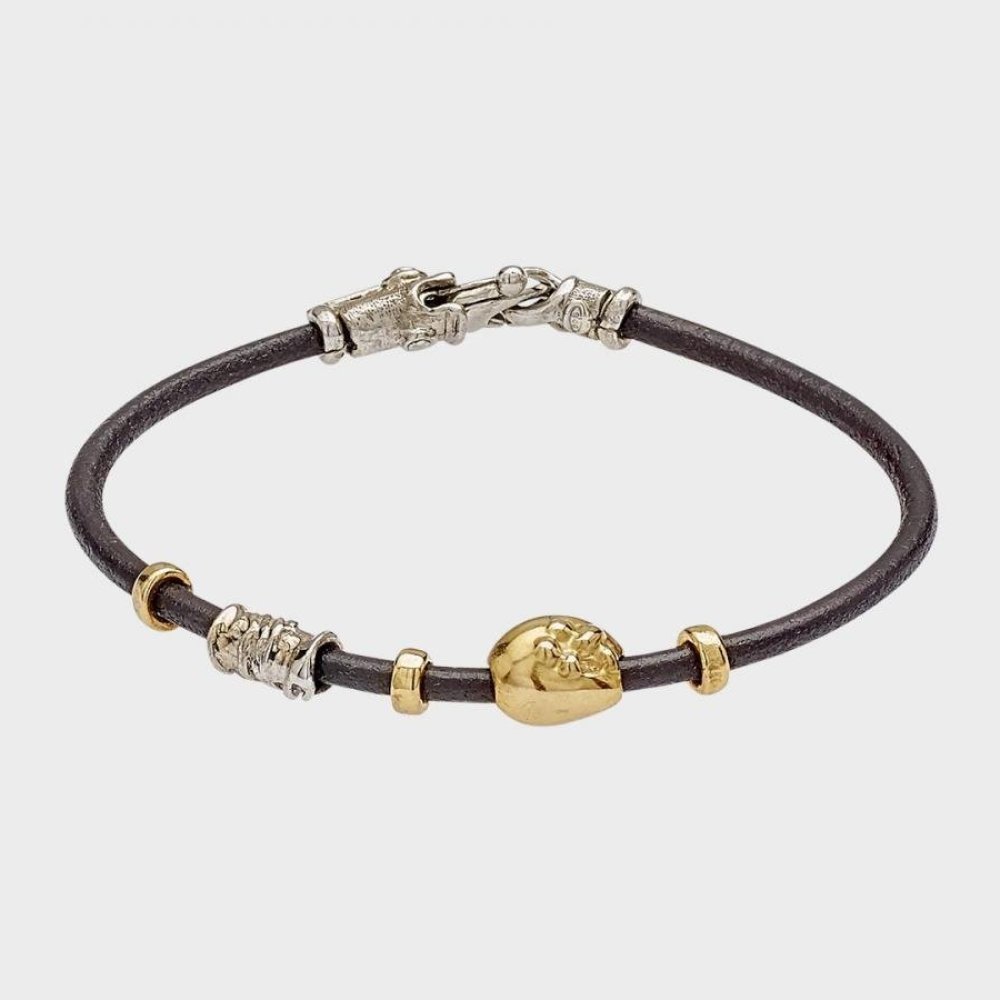 Misani - Bracciale B351 - Cuoio - Oro