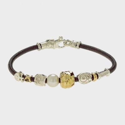 Misani - Bracciale B2051 - Cuoio - Oro