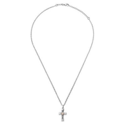 Breil - Collana 9K Loop - Acciaio - Oro