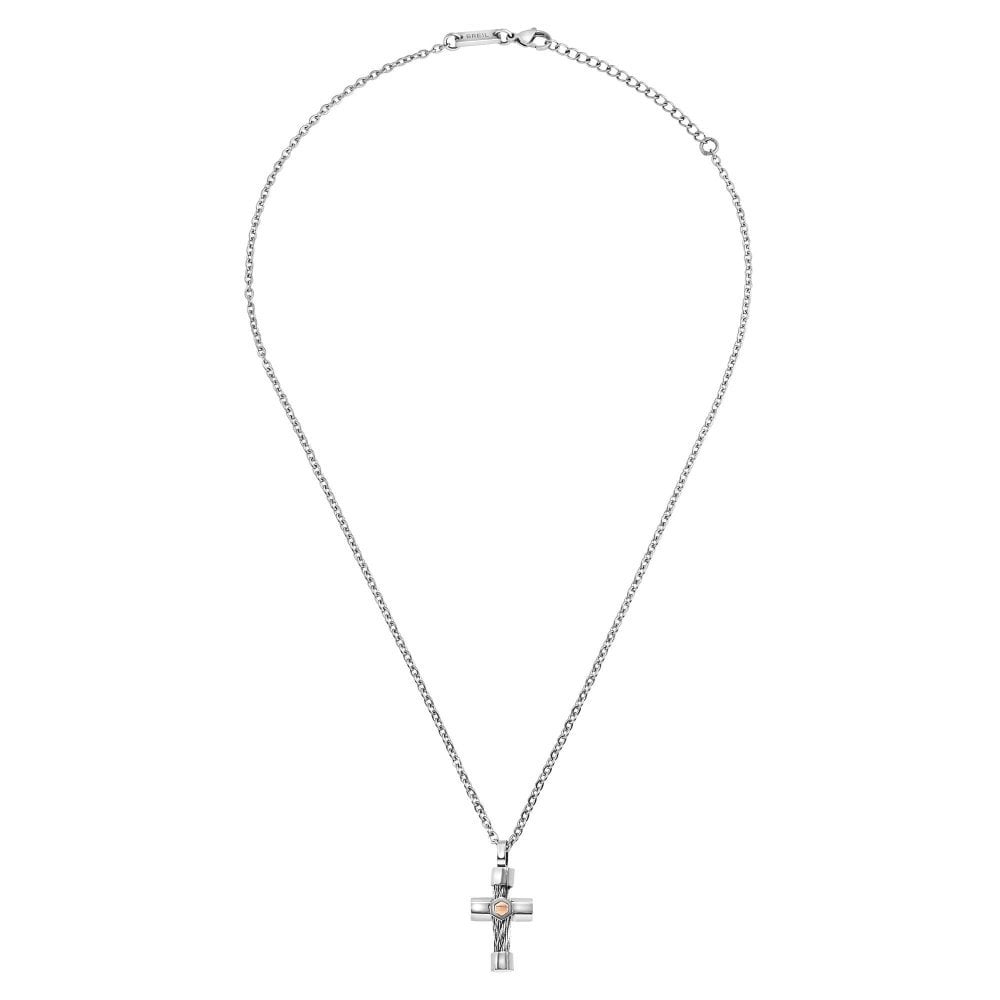 Breil - Collana 9K Loop - Acciaio - Oro