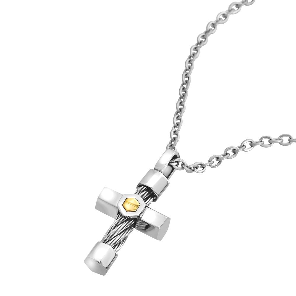 Breil - Collana 9K Loop - Acciaio - Oro