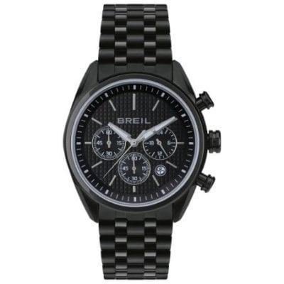 Breil Tribe - Chrono Gent 43 Mm - Orologio Uomo - Nero