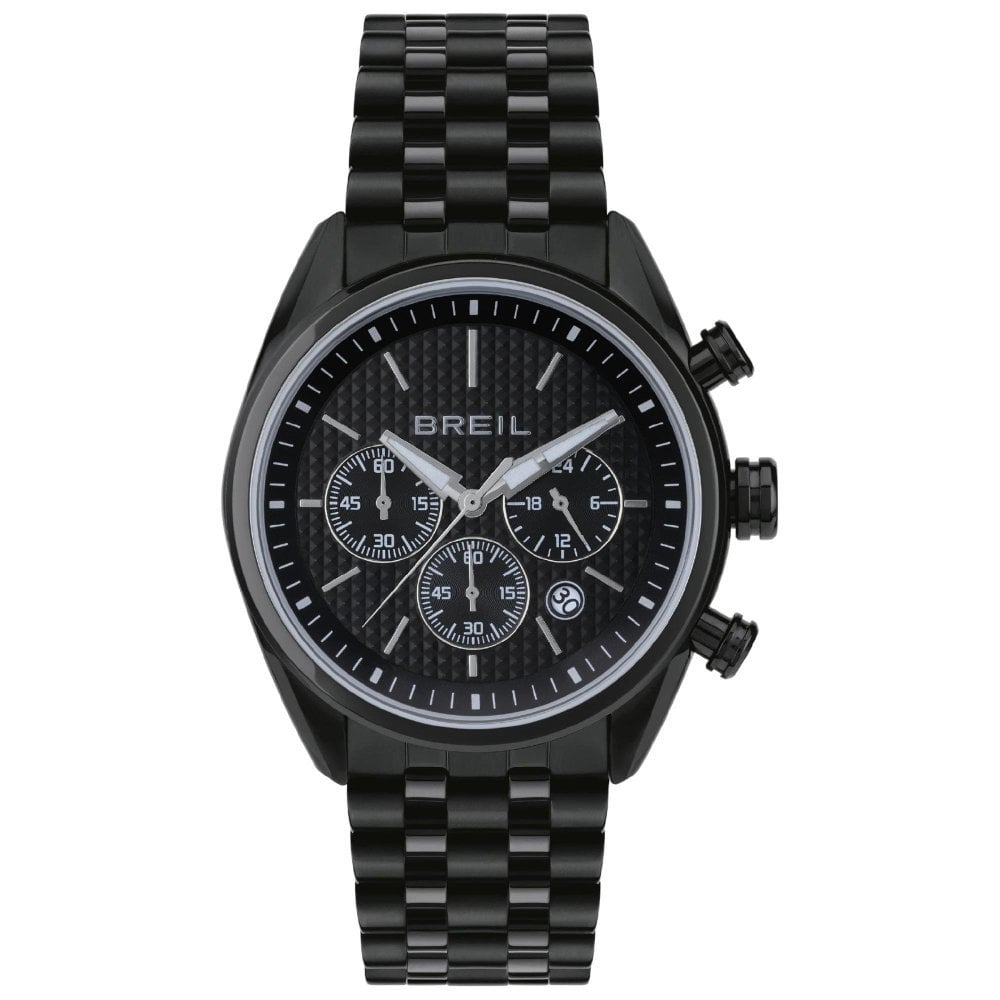 Breil Tribe - Chrono Gent 43 Mm - Orologio Uomo - Nero