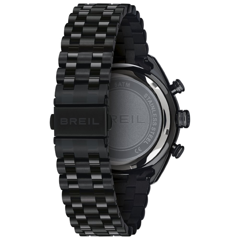 Breil Tribe - Chrono Gent 43 Mm - Orologio Uomo - Nero