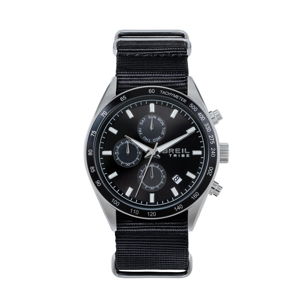 Breil Tribe - Echo Cronografo - Acciaio - Nero