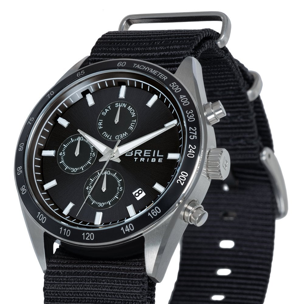 Breil Tribe - Echo Cronografo - Acciaio - Nero