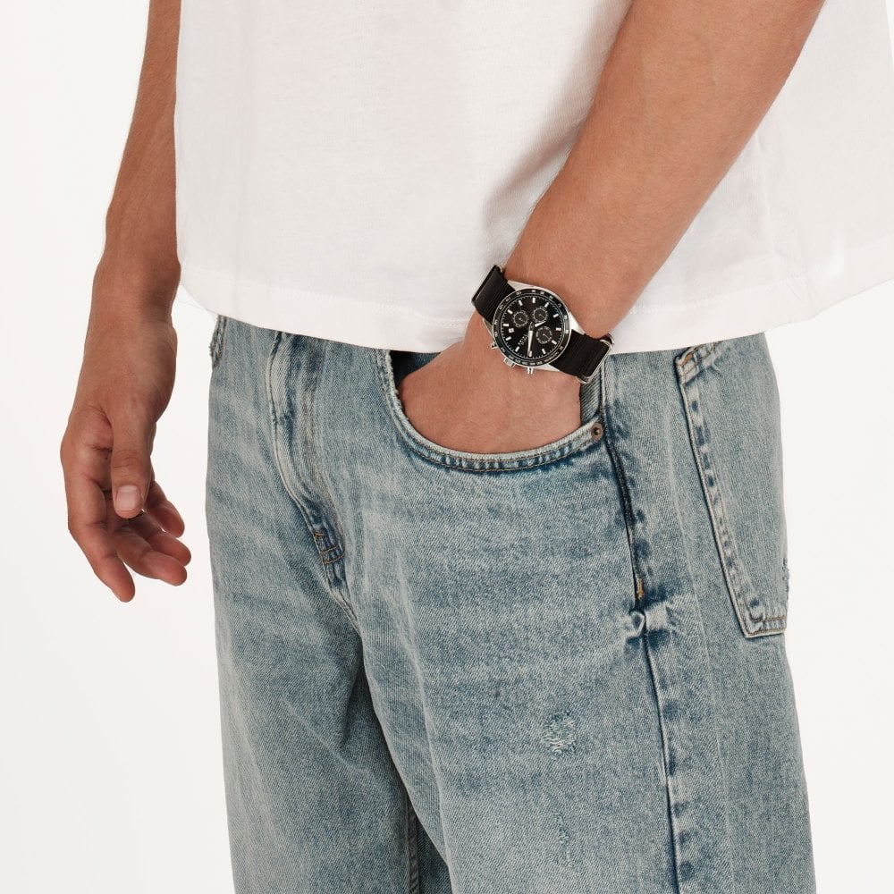 Breil Tribe - Echo Cronografo - Acciaio - Nero