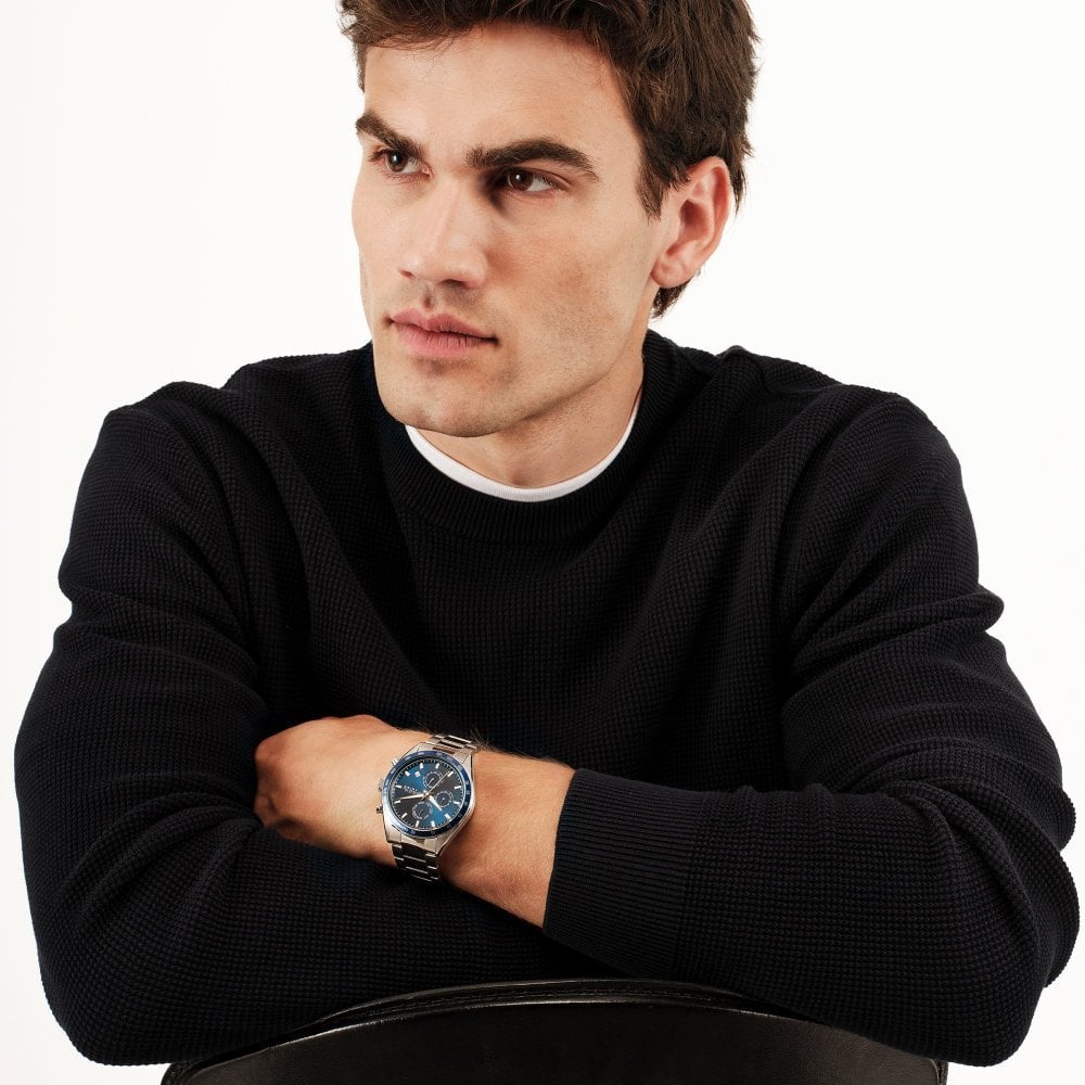 Breil Tribe - Echo Cronografo - Acciaio - Blu