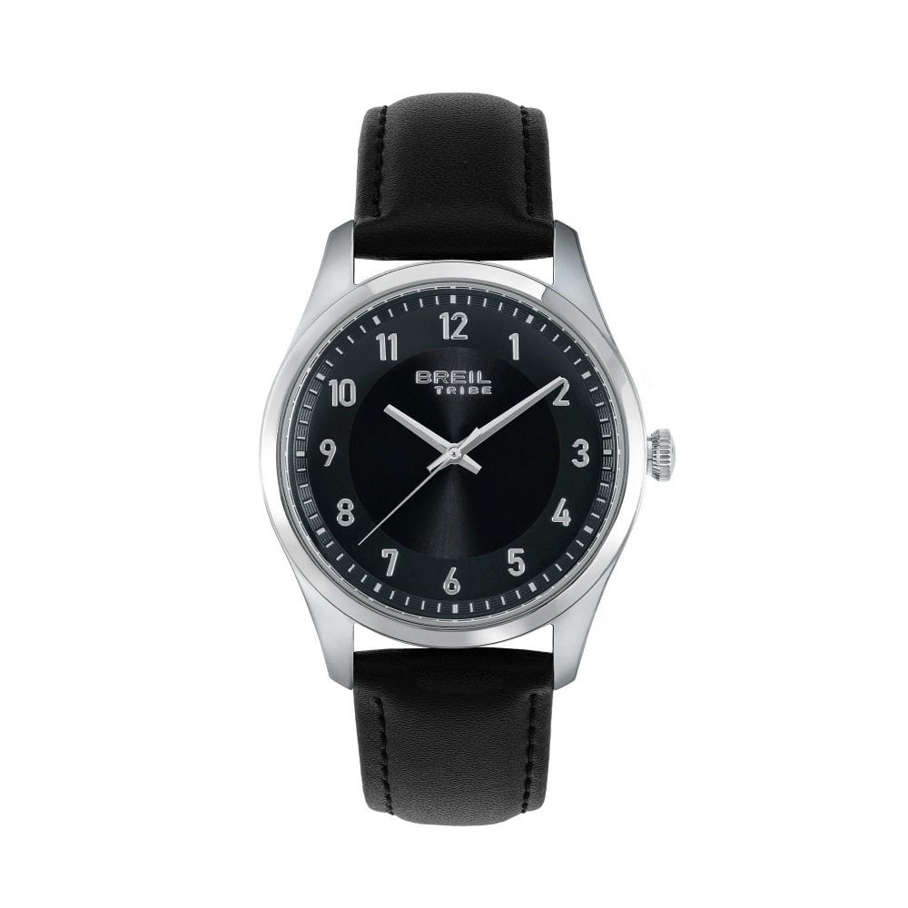 Breil Tribe - Solo Tempo Refine - Pelle - Nero