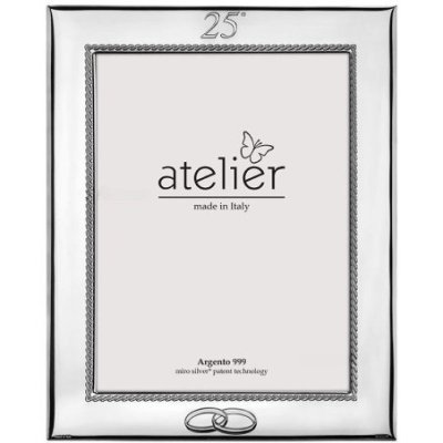 Atelier - Portafoto Anniversario - Argento - Legno