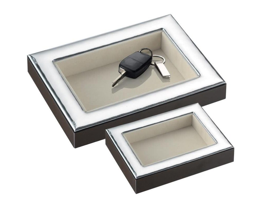 Atelier - Vuotatasche Batista - Legno - Pvd Argento