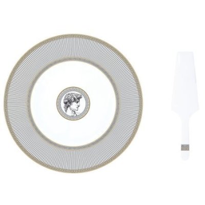 Easy Life - Piatto Torta Palladium - Porcellana - Ø 32 Cm