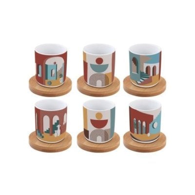 Easy Life - Set 6 Tazzine Espresso - Illusion - Bamboo