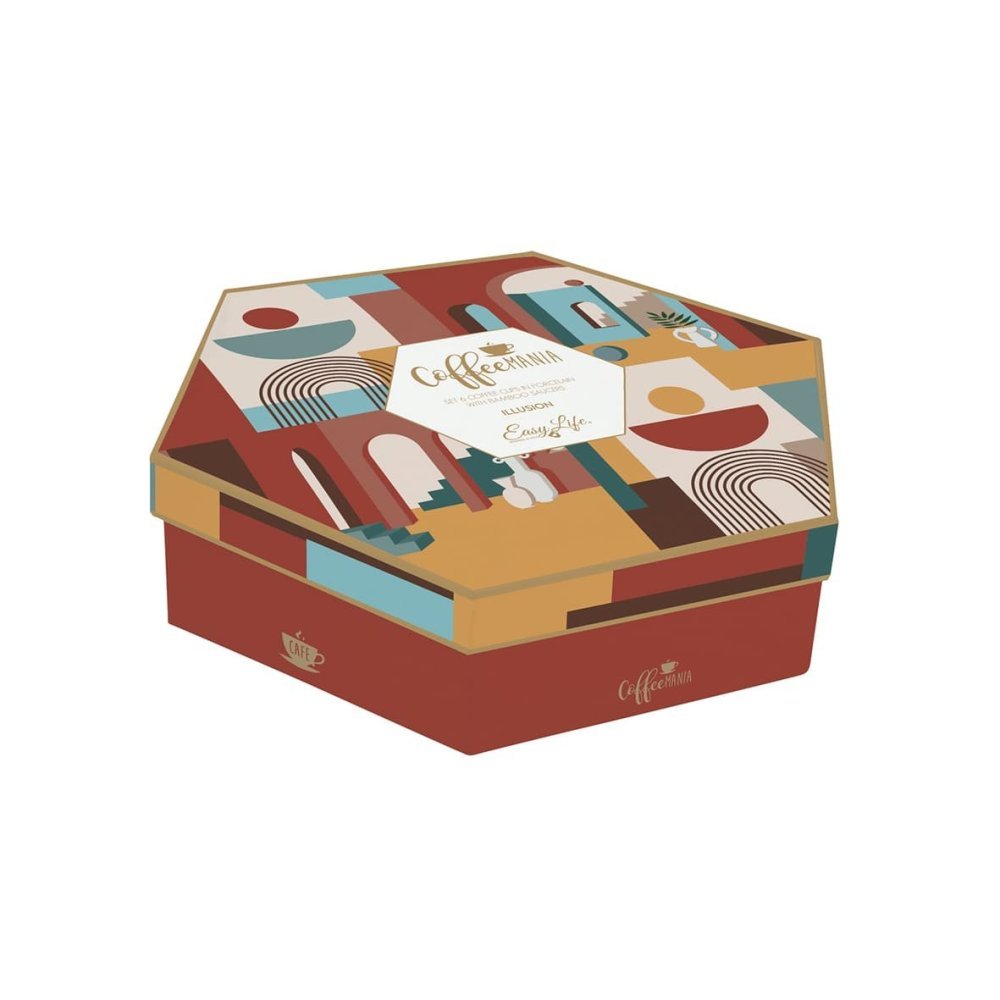 Easy Life - Set 6 Tazzine Espresso - Illusion - Bamboo