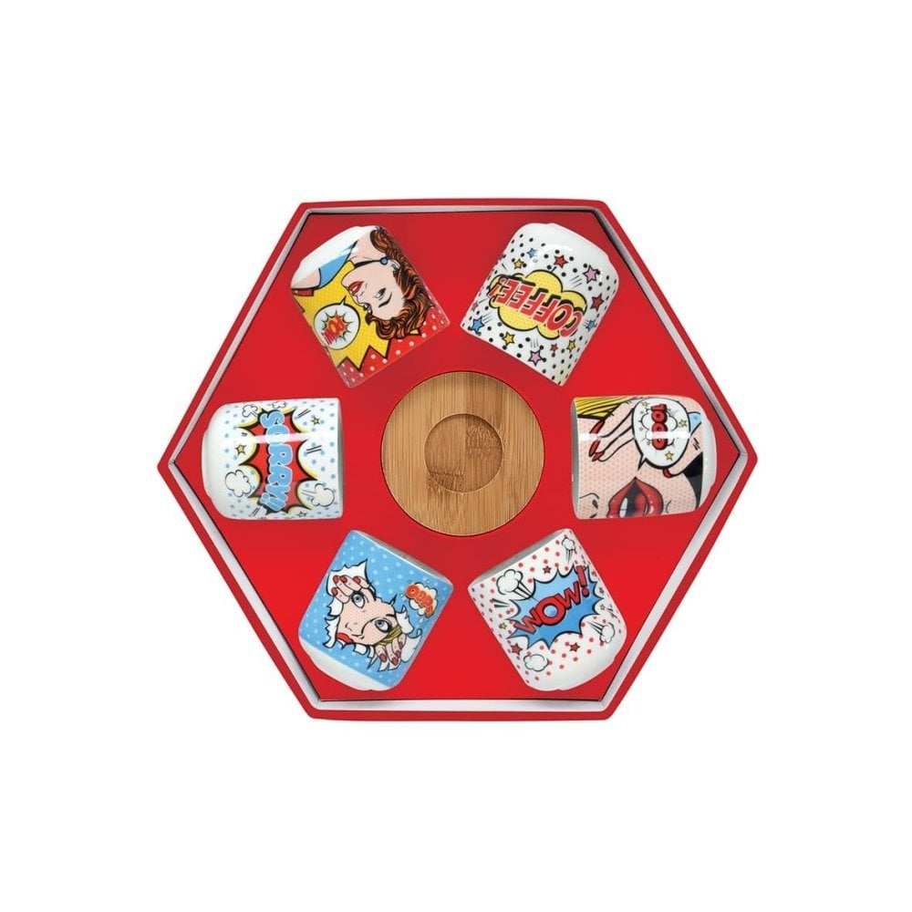 Set 6 Tazzine Espresso 110 Ml Con Piattini - Easy Life