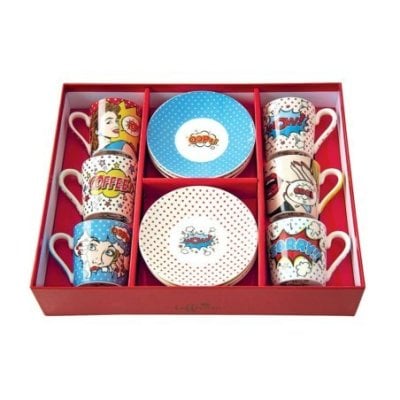 Easy Life - Set Tazzine Espresso - Pop Art - 100 Ml