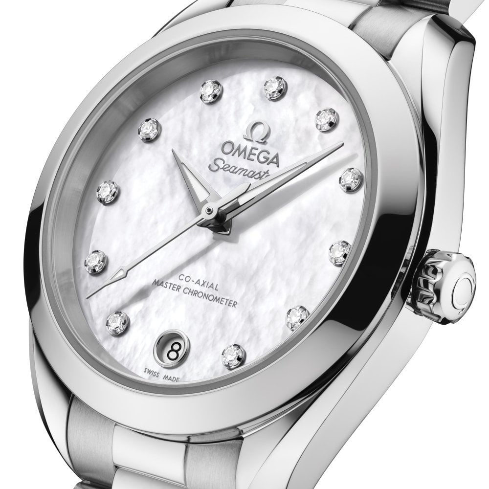 Seamaster Aqua Terra 150M 30 mm, acciaio su acciaio