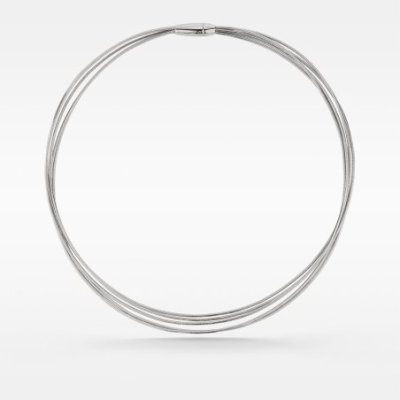 Pesavento - Collana Argento Dna - Argento Rodio