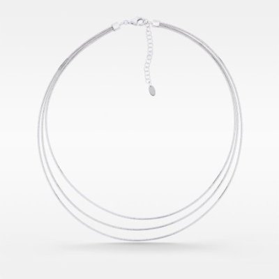 Pesavento - Collana Argento Dna - Argento Rodio