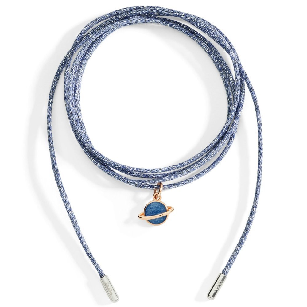 Dodo - Cordino Poliestere Blu - Argento - Unisex