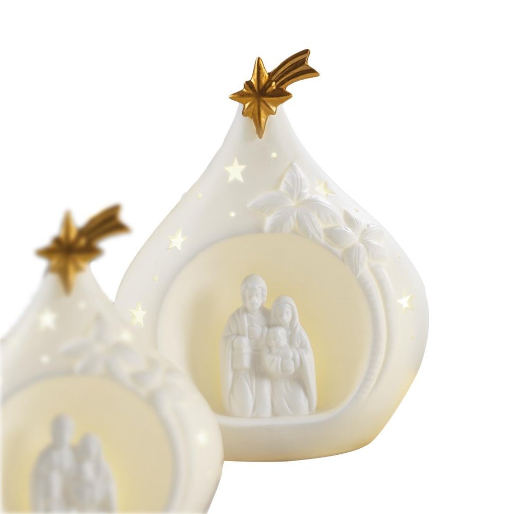 Mascagni - Presepe Porcellana - Luce A Led
