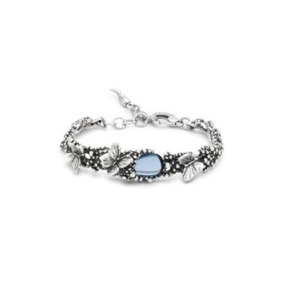 Giovanni Raspini - Bracciale Goccia - Argento 925 - Cristallo Blu