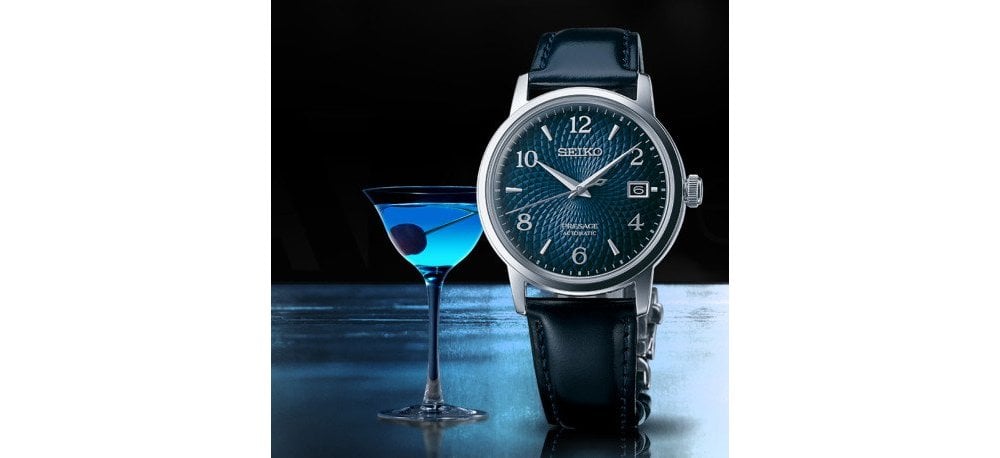 Seiko - Orologio Presage Cocktail - Automatico - Blu