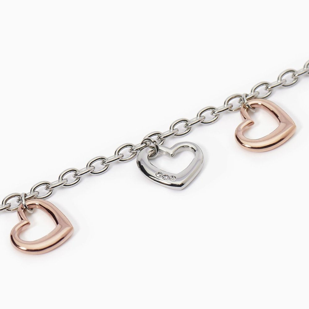 2 Jewels - Bracciale In Acciaio - Pvd Rosé