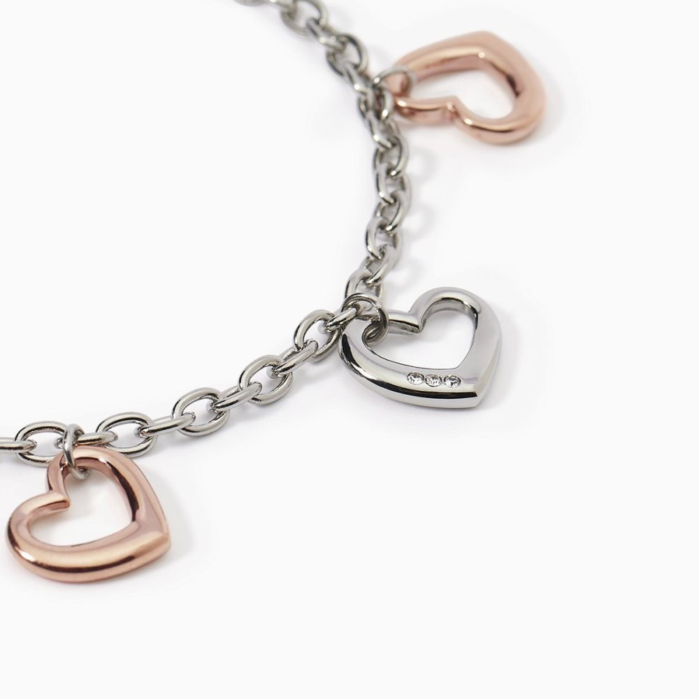 2 Jewels - Bracciale In Acciaio - Pvd Rosé