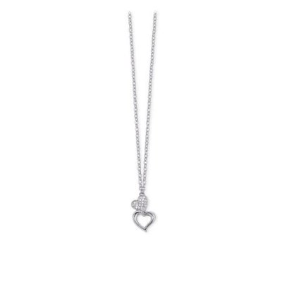 2 Jewels - Girocollo Acciaio 316L - Cuore E Cristalli