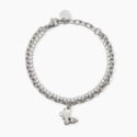 2 Jewels - Bracciale In Acciaio - Pendente Farfalla