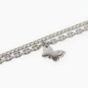 2 Jewels - Bracciale In Acciaio - Pendente Farfalla