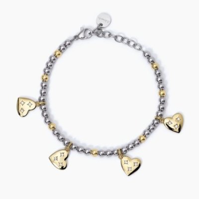 2 Jewels - Bracciale In Acciaio - Pvd Gold
