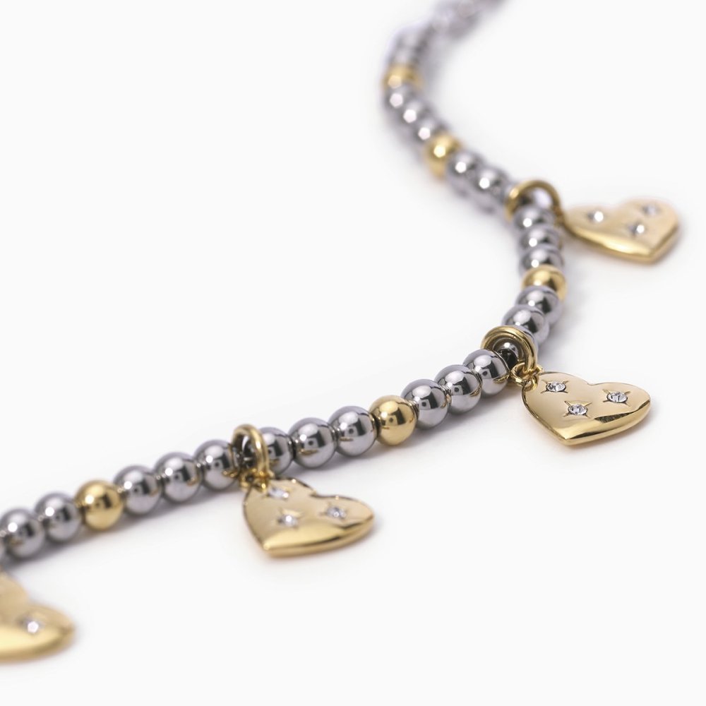 2 Jewels - Bracciale In Acciaio - Pvd Gold